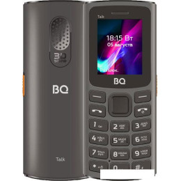 Кнопочный телефон BQ-Mobile BQ-1862 Talk (серый)