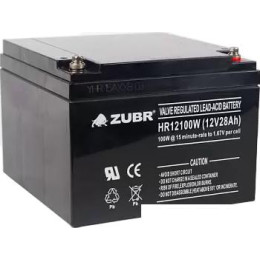 Аккумулятор для ИБП Zubr HR 12100 W (12 В/28 А·ч)