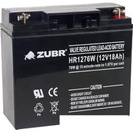 Аккумулятор для ИБП Zubr HR 1276 W (12 В/18 А·ч)