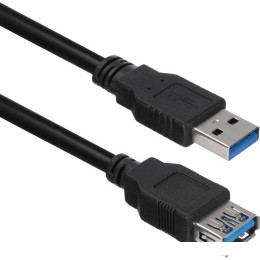 Адаптер ACD ACD-U3AAF-30L USB Type-A - USB Type-A (3 м, черный)