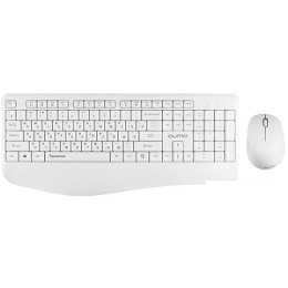 Клавиатура + мышь QUMO Space (белый)