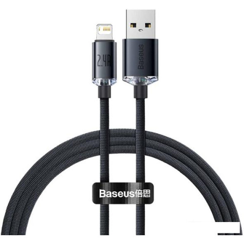 Кабель Baseus CAJY000101 USB Type-A - Lightning (1 м, черный)