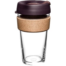 Многоразовый стакан KeepCup Brew Cork L Alder 454мл (фиолетовый)