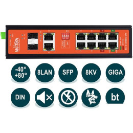 Неуправляемый коммутатор Wi-Tek WI-PS310GF-I (v2)