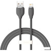 Кабель Baseus Jelly Liquid Silica Gel USB Type-A - Lightning (2 м, черный)