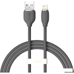 Кабель Baseus Jelly Liquid Silica Gel USB Type-A - Lightning (2 м, черный)