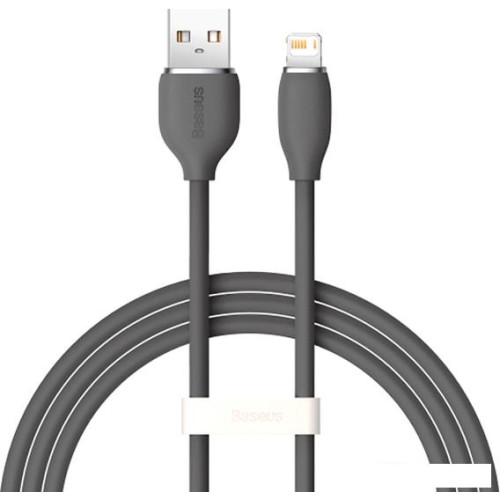 Кабель Baseus Jelly Liquid Silica Gel USB Type-A - Lightning (2 м, черный)
