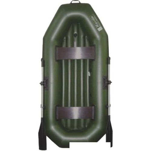 Гребная лодка Муссон S 240 НД (зеленый)