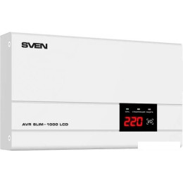 Стабилизатор напряжения SVEN AVR SLIM-1000 LCD