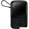 Внешний аккумулятор Baseus Qpow Pro Digital Display Fast Charge 10000mAh (черный)