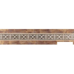 Карниз для штор Legrand Амулет с поворотами (3 м, антик золото)
