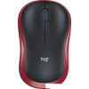 Мышь Logitech M186 (черный/красный)