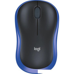 Мышь Logitech M186 (черный/синий)
