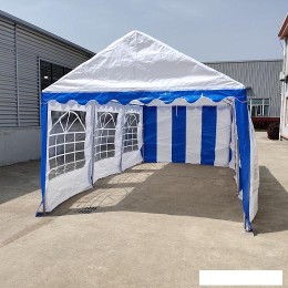 Тент-шатер Sundays Party 3x6 м (белый/синий)