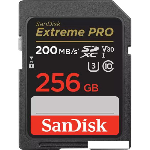 Карта памяти SanDisk Extreme PRO SDXC SDSDXXD-256G-GN4IN 256GB