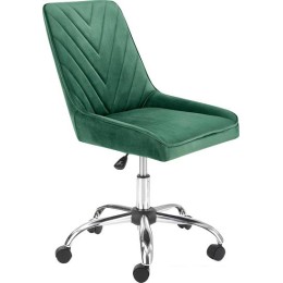 Офисный стул Halmar Rico (темно-зеленый/хром)