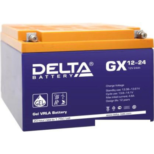 Аккумулятор для ИБП Delta GX 12-24 (12В/24 А·ч)