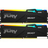 Оперативная память Kingston FURY Beast RGB 2x16ГБ DDR5 5200 МГц KF552C40BBAK2-32