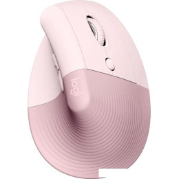 Вертикальная мышь Logitech Lift (розовый)