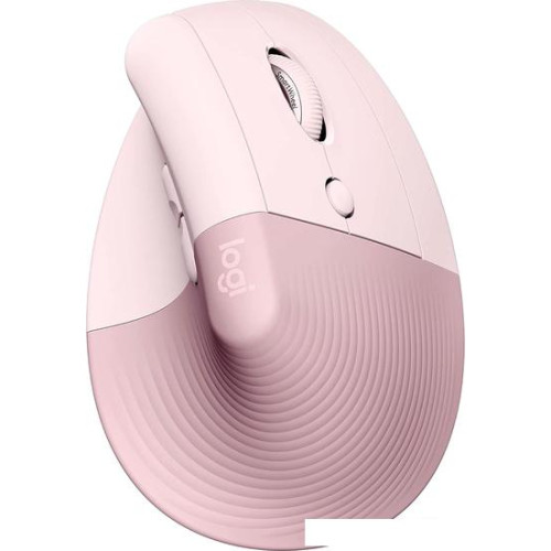 Вертикальная мышь Logitech Lift (розовый)