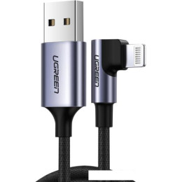 Кабель Ugreen US299 USB Type-A - Lightning (1 м, черный)