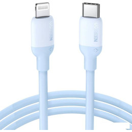 Кабель Ugreen US387 20313 USB Type-C - Lightning (1 м, голубой)