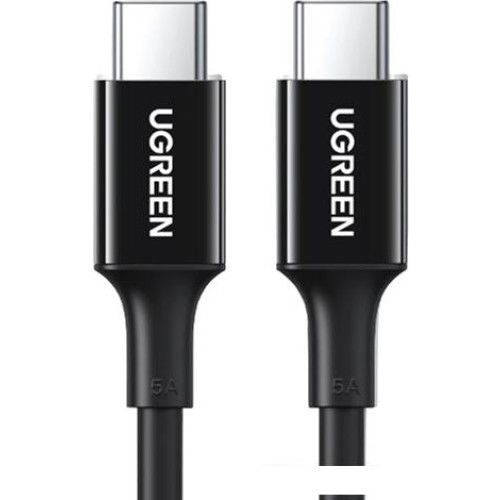 Кабель Ugreen US300 80372 USB Type-C - USB Type-C (2 м, черный)