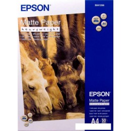 Фотобумага Epson Matte Paper-Heavyweight A4 50 листов (C13S041256)