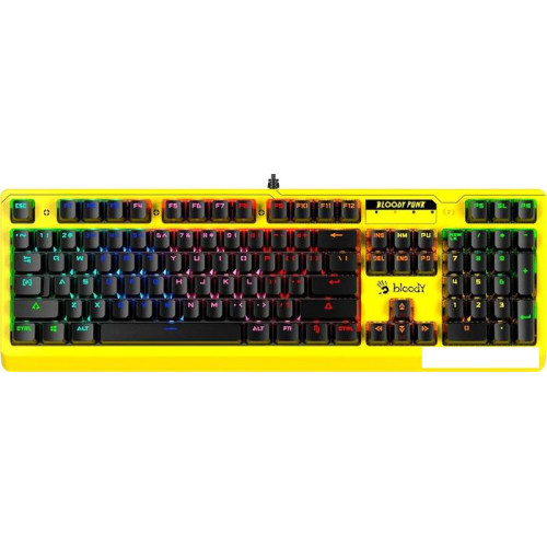 Клавиатура A4Tech B810RC (желтый)