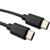 Кабель Rexant 18-1829 USB Type-C - USB Type-C (1 м, черный)