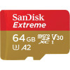 Карта памяти SanDisk Extreme microSDXC SDSQXAH-064G-GN6MN 64GB