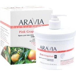 Aravia Крем для тела Organic Pink Grapefruit увлажняющий лифтинговый 550 мл