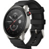 Умные часы Amazfit GTR 4 (серебристый, с черным ремешком из фторэластомера)