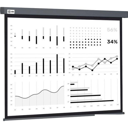 Проекционный экран CACTUS Wallscreen 180x180 CS-PSW-180X180-SG