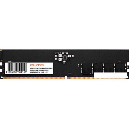 Оперативная память QUMO 16ГБ DDR5 4800 МГц QUM5U-16G4800N40