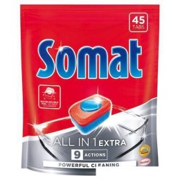 Таблетки для посудомоечной машины Somat All in 1 Extra (45 шт)