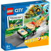 Конструктор LEGO City 60353 Миссии по спасению диких животных
