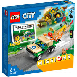 Конструктор LEGO City 60353 Миссии по спасению диких животных