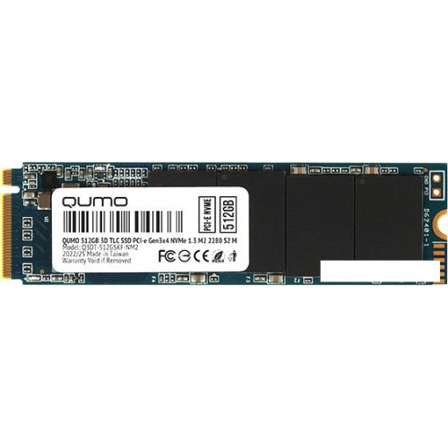 SSD QUMO Novation M2 NVMe 512GB Q3DT-512GSKF-NM2