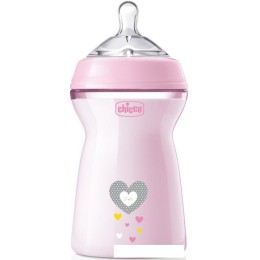 Бутылочка для кормления Chicco Nursery Natural Feeling 00081335100000 (330 мл, розовый)