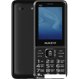 Кнопочный телефон Maxvi P22 (черный)