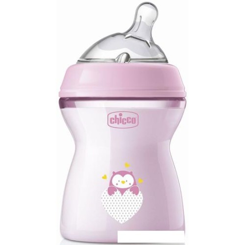 Бутылочка для кормления Chicco Nursery Natural Feeling 00081323100000 (250 мл, розовый)