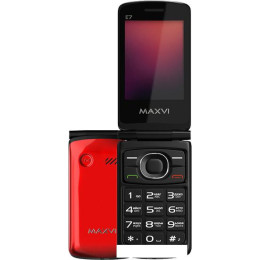 Кнопочный телефон Maxvi E7 (красный)