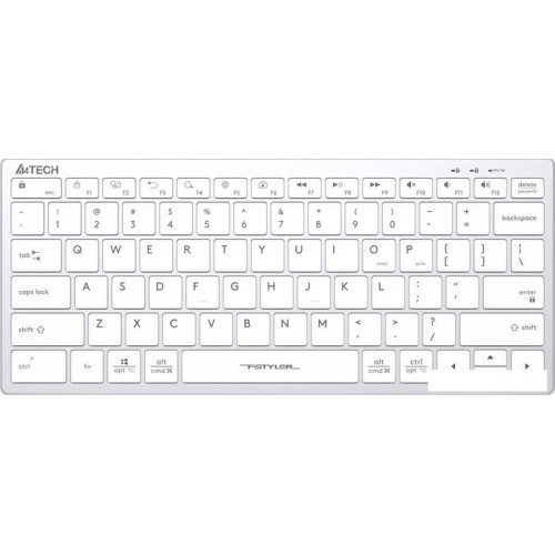 Клавиатура A4Tech Fstyler FX51 (серебристый/белый)