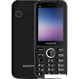 Кнопочный телефон Maxvi K32 (черный)