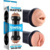 Мастурбатор Lovetoy 2 в 1 Traning Master Double Side Stroker-Mouth and Pussy LV250002