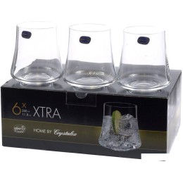 Набор стаканов для воды и напитков Bohemia Crystal Xtra 23023/350
