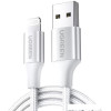 Кабель Ugreen US199 60162 USB Type-A - Lightning (1.5 м, серебристый)