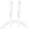 Кабель Vipfan P05 USB Type-C- USB Type-C (1 м, белый)