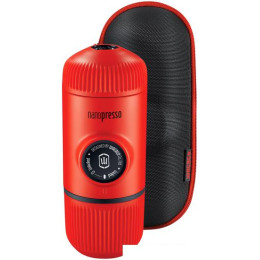 Ручная кофеварка WACACO Nanopresso Lava Red + Case